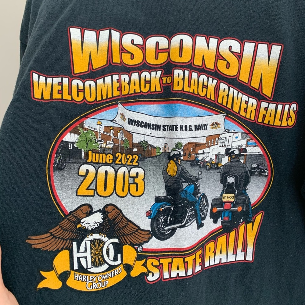 Harley Davidson shirt Harley Owners Wisconsin